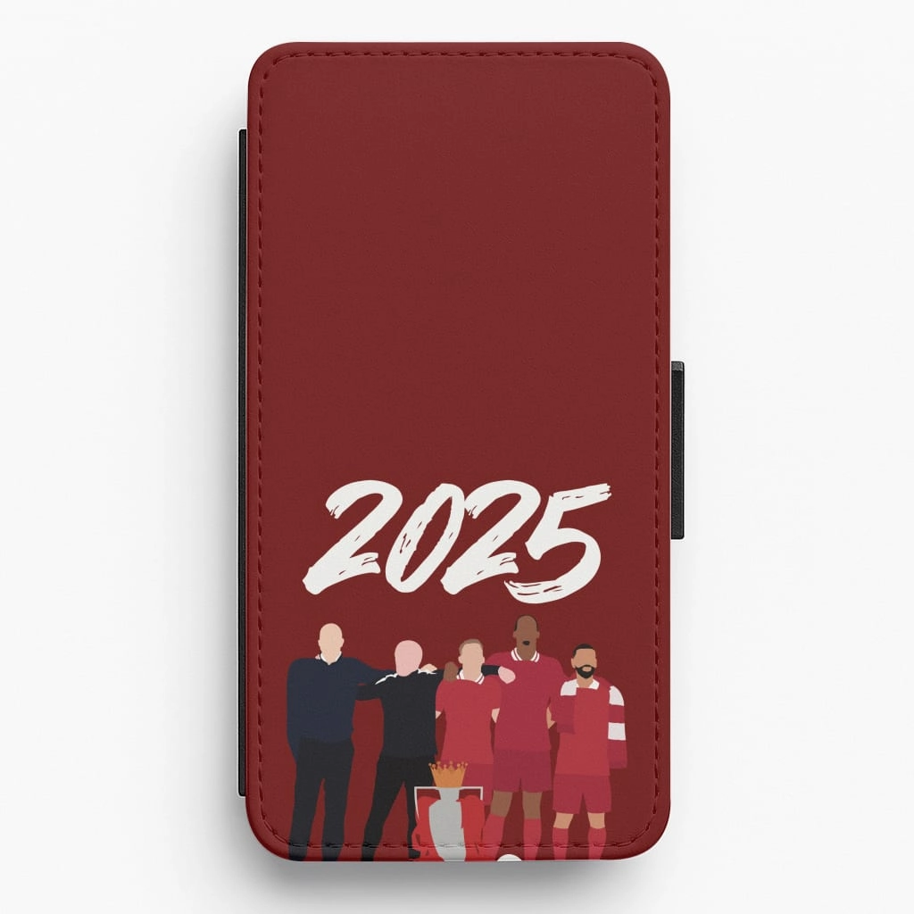Premier League 2025 Winners Flip / Wallet Phone Case Soft Cushion