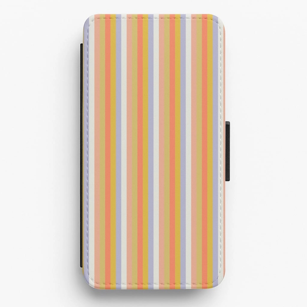 Psychedelic Pattern X Flip / Wallet Phone Case Polished Finish