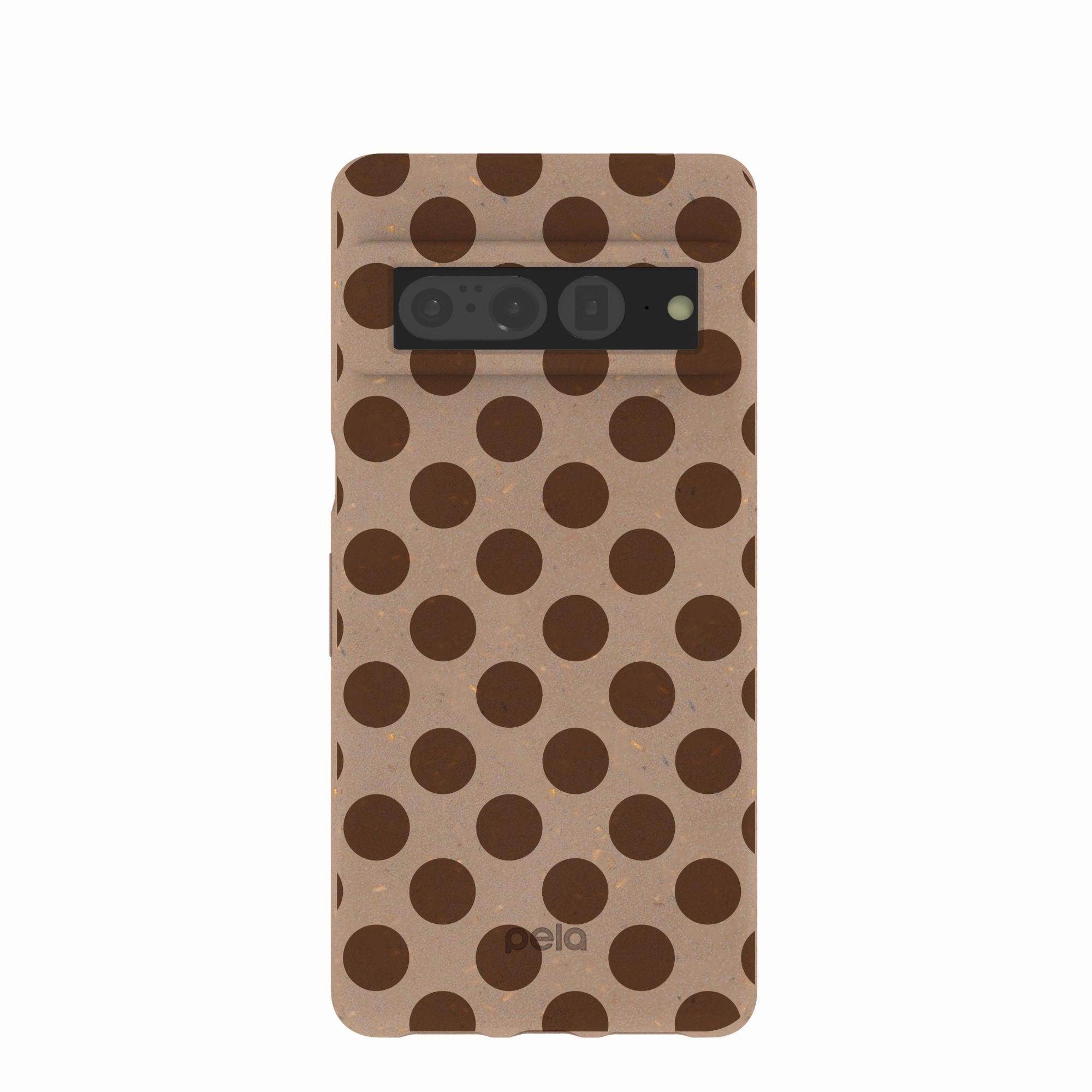 Chocolate Brown Cocoa Sprinkle Google Pixel 7 Pro Case Impact Cushion