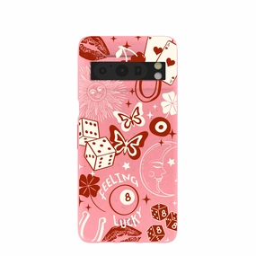 Smooth Detail Bubblegum Pink Feeling Lucky Google Pixel 8 Pro Case