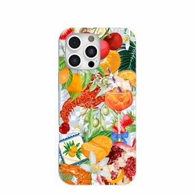 Powder Blue Mediterranean Summers iPhone 16 Pro Max Case Protective Build