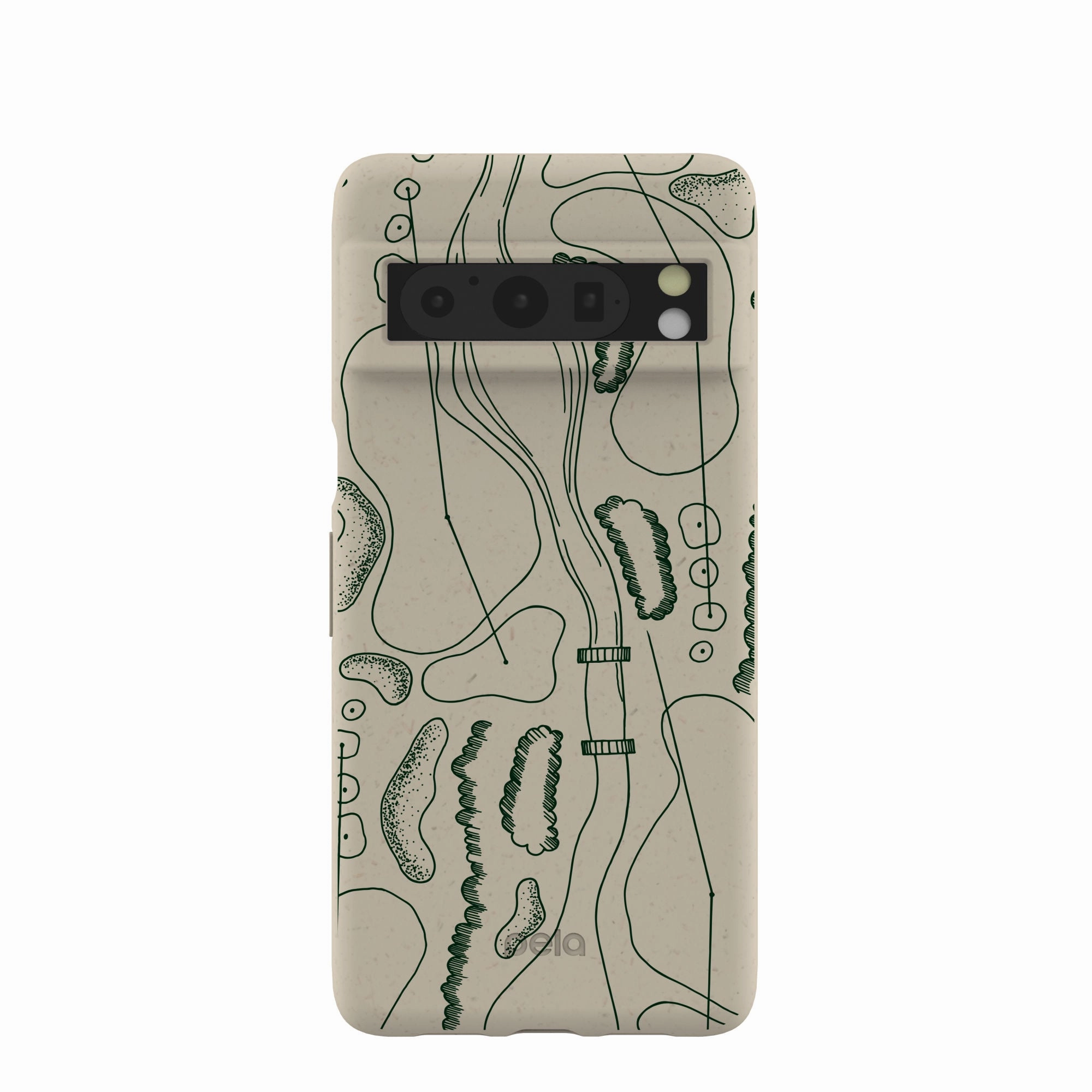 Light Finish Ergonomic form London Fog Golf Course Google Pixel 8 Pro Case