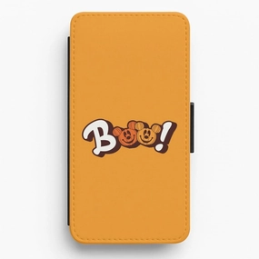 Pumkin Mouse Boo Flip / Wallet Phone Case Grip Safe Casual Wear