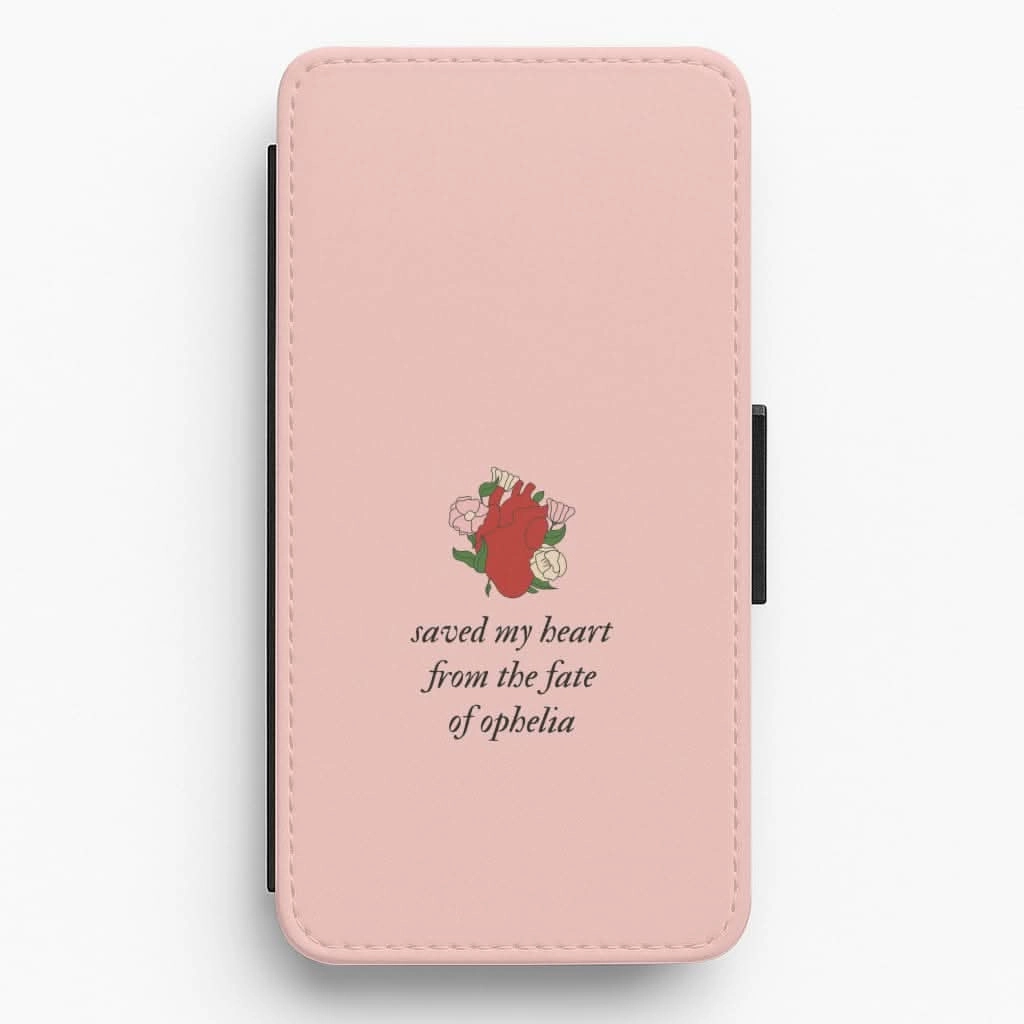 Saved My Heart Flip / Wallet Phone Case Soft Layered Design Premium Look