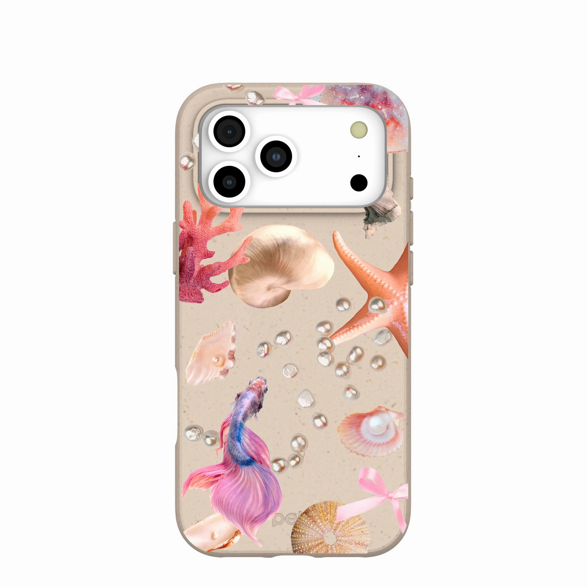 Smooth Touch Seashell Aqua Dreams iPhone 17 Pro Max Case