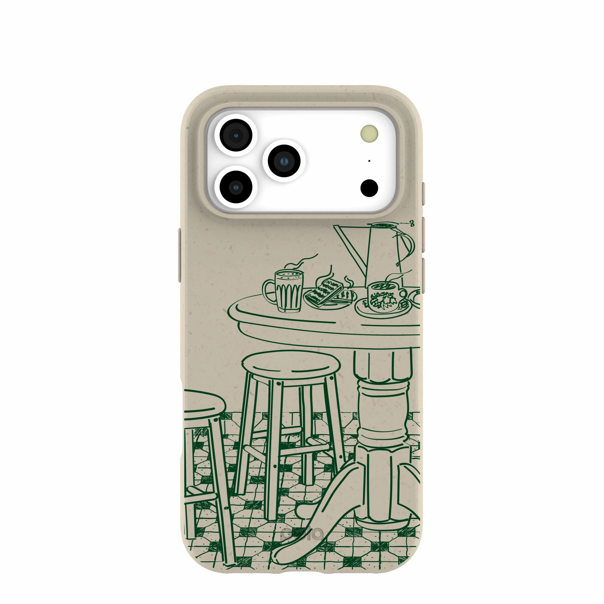 London Fog Brunch iPhone 17 Pro Max Case Premium Touch Modern Minimalism
