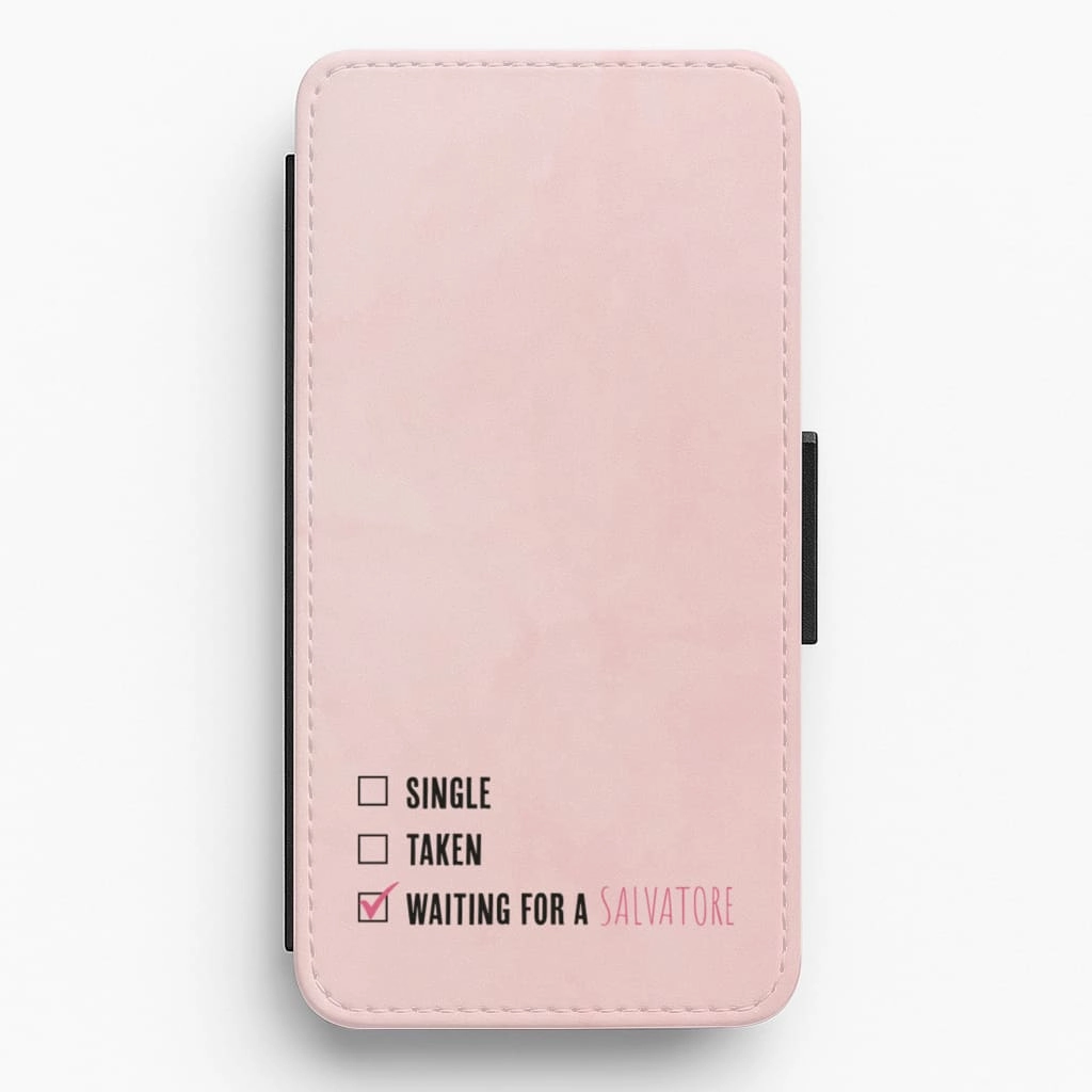 Comfort Texture Modern Look Waiting For A Salvatore - VD Flip / Wallet Phone Case