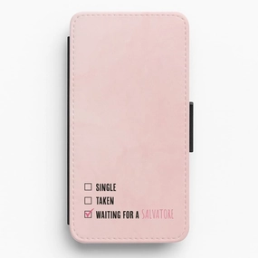 Comfort Texture Modern Look Waiting For A Salvatore - VD Flip / Wallet Phone Case