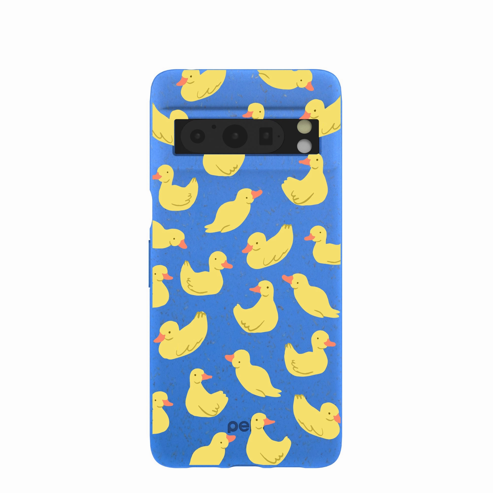 Matte Texture Layer Electric Blue Sunny Ducklings Google Pixel 8 Pro Case