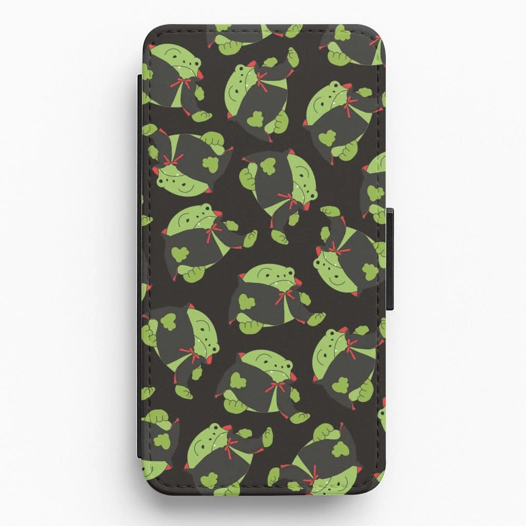 Vampire Frog Pattern  - Halloween Flip / Wallet Phone Case Protective Form Fit Comfort grip design