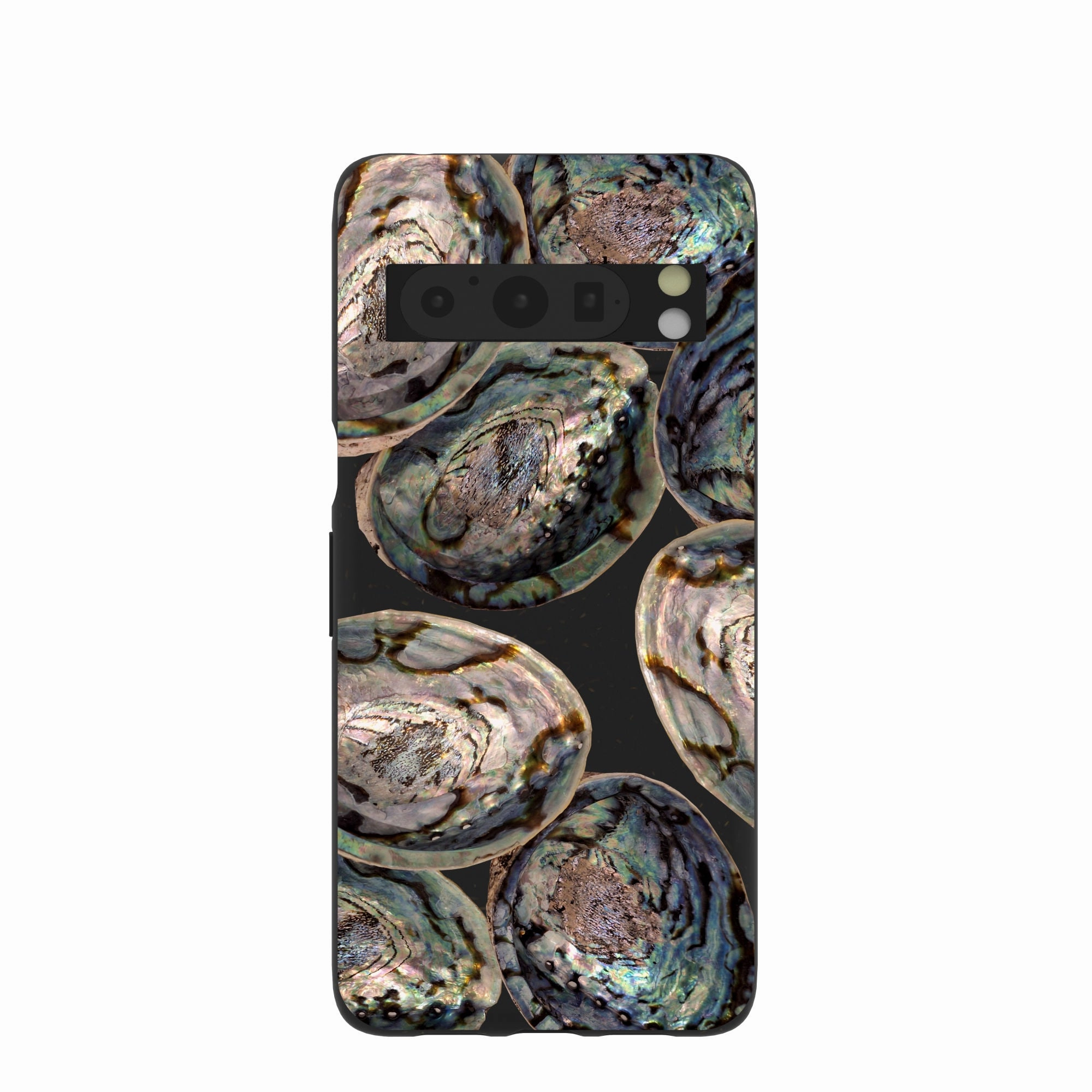 Travel Companion Light Protection Black Abalone Shells Google Pixel 8 Pro Case