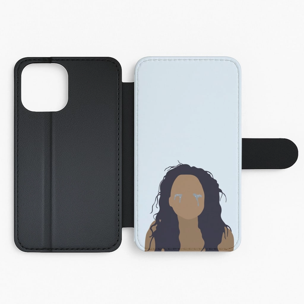 Personal Style Crying Glitter Rue - Euphoria Flip / Wallet Phone Case