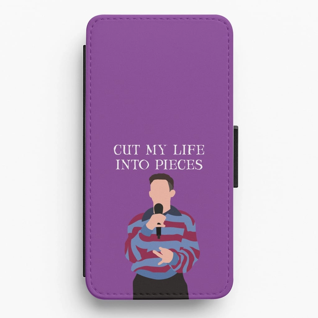 Soft Edge Texture Smooth Touch Cut My Life Into Pieces Karaoke Flip / Wallet Phone Case