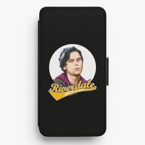 Riverdale High Scool - Jughead Illustration Flip / Wallet Phone Case Polished Style