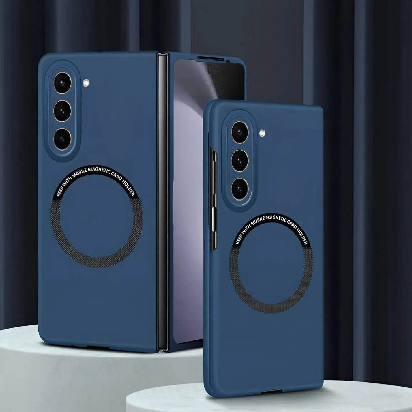 Galaxy Z Fold6 Smooth Borderless Magnetic Grip Case Sleek Grip