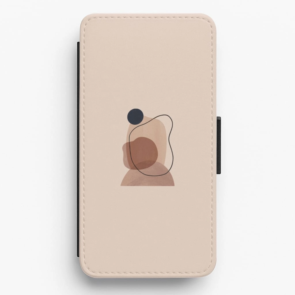 Rugged Look Abstract Pattern I Flip / Wallet Phone Case