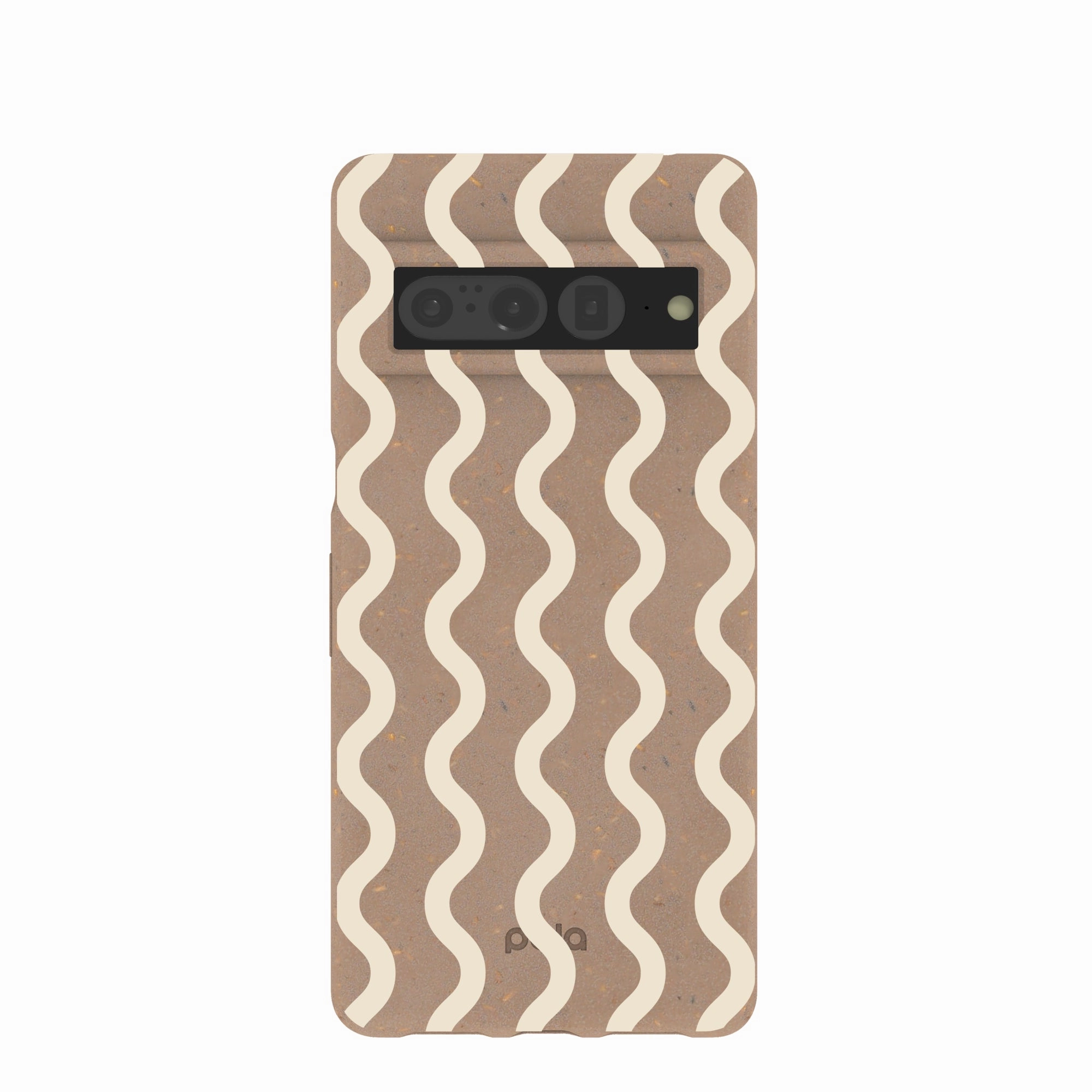 Slim Feel Versatile Accessory Chocolate Brown Latte Waves Google Pixel 7 Pro Case