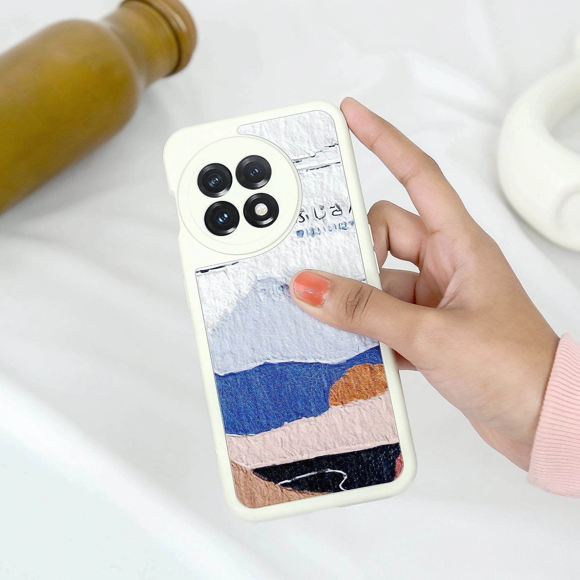 Student Friendly Glossy surface Majestic View Oil Painting Phone Case - OnePlus