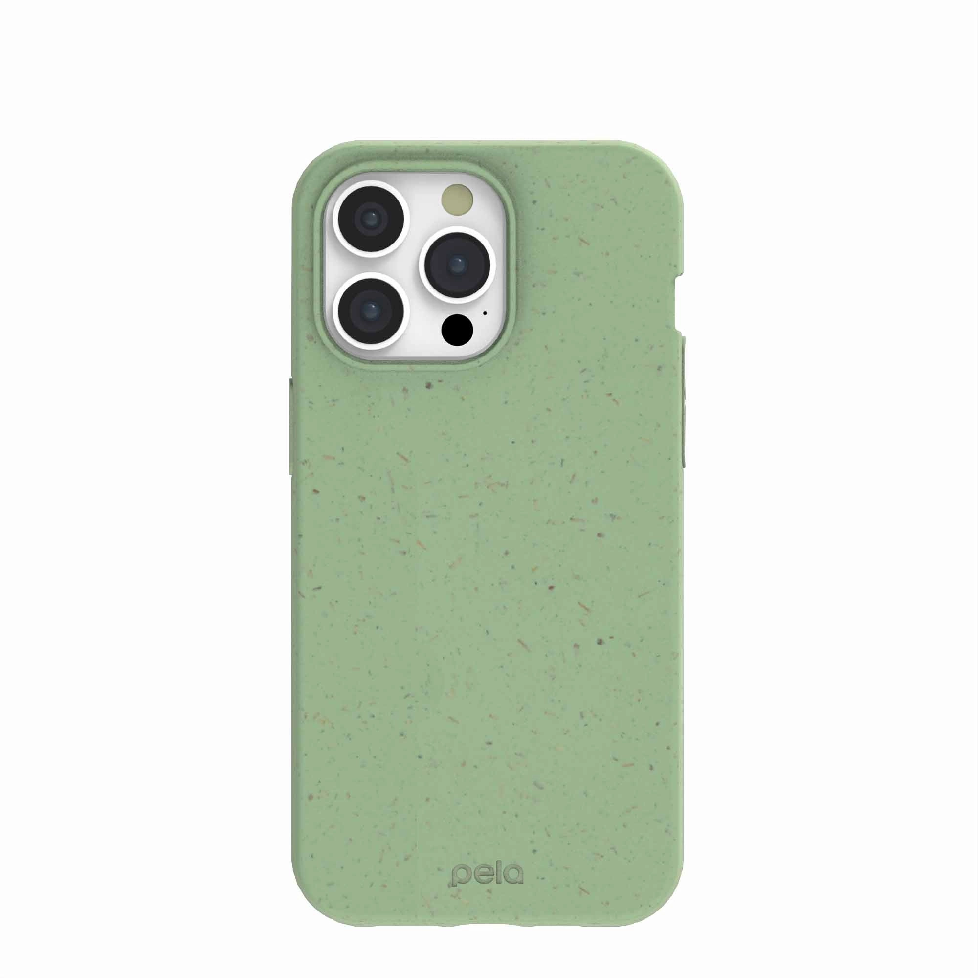 Sage Green iPhone 15 Pro Max Case Elegant Surface Slim Profiled