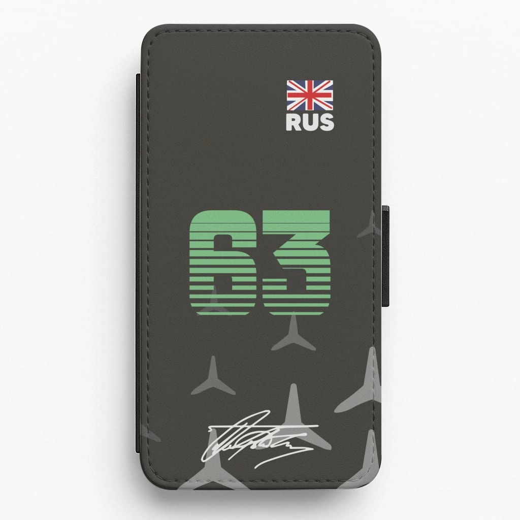 Protective Layering Russell - F1 Flip / Wallet Phone Case