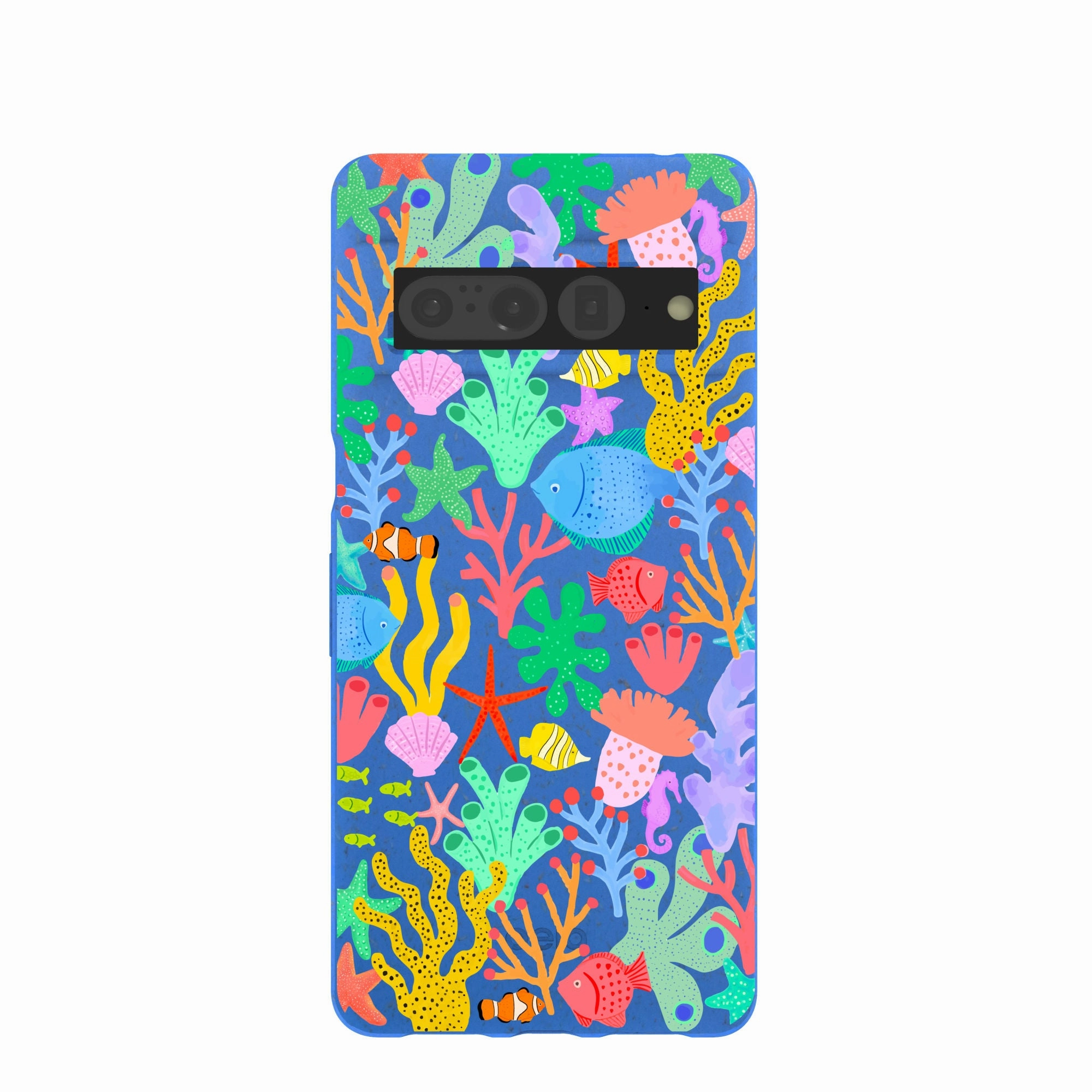 Electric Blue Underwater Blooms Google Pixel 7 Pro Case Elegant Style