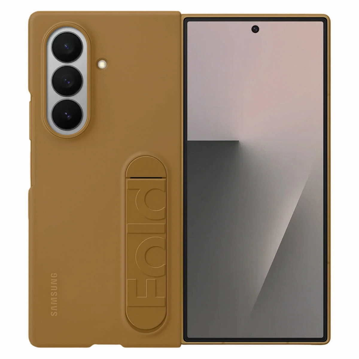 Full Coverage Galaxy Z Fold7 Silicone Stand Case