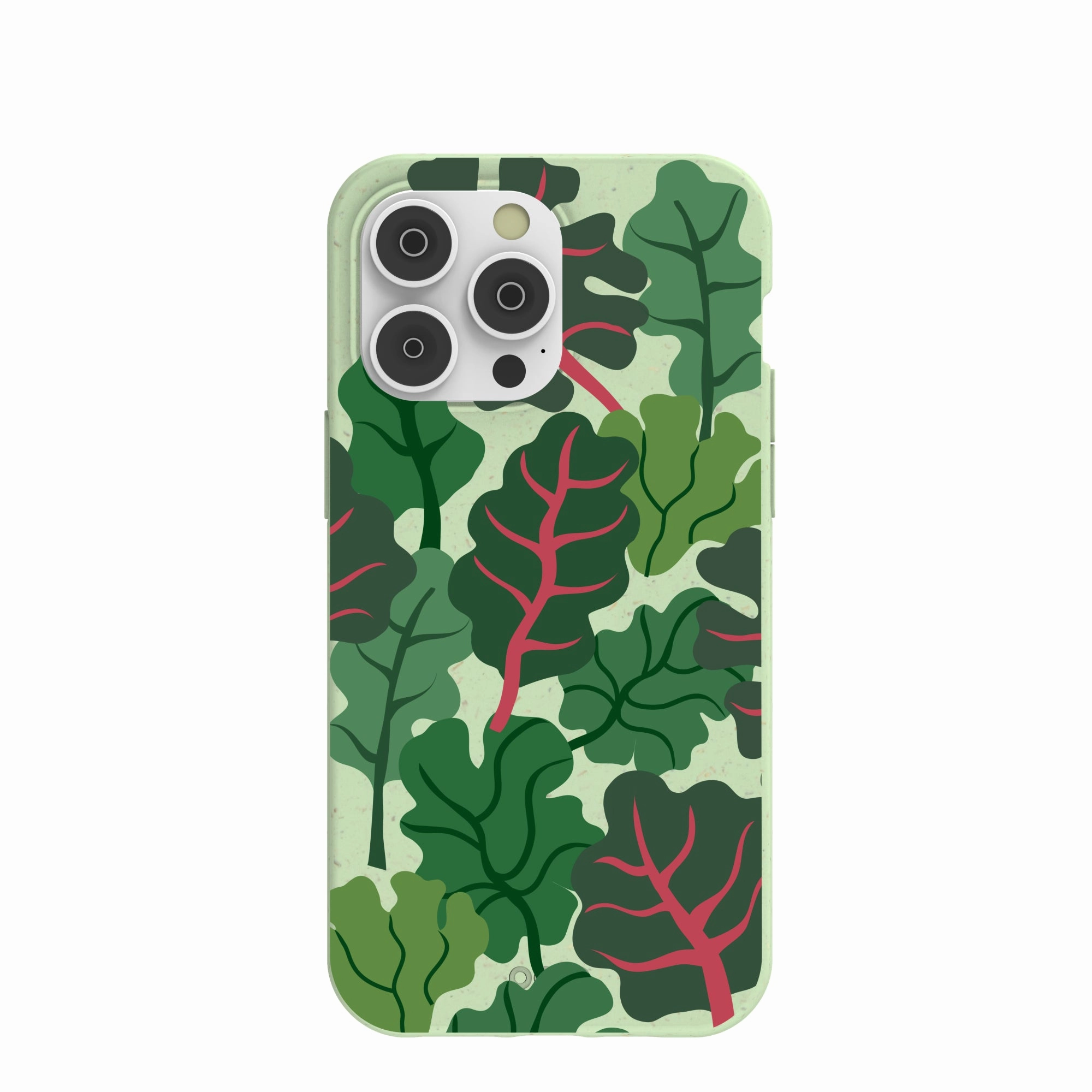 Sage Green Leafy Greens iPhone 14 Pro Max Case Minimal Design