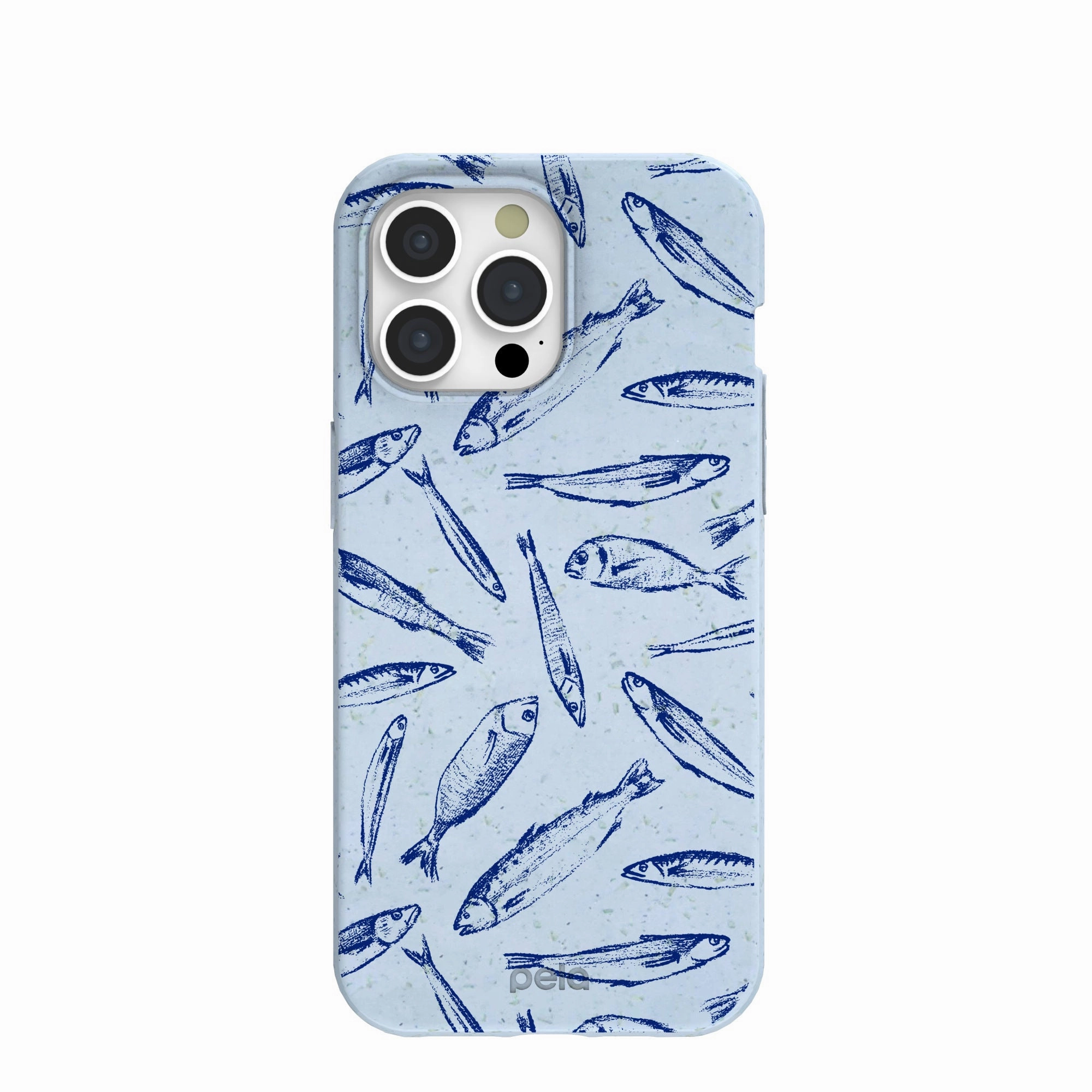Flexible Fit Powder Blue Fishery iPhone 15 Pro Max Case
