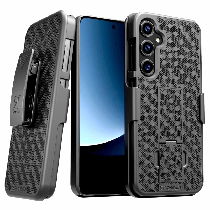 Protective Pattern Texture Samsung Galaxy S25 Plus (2025) Belt Clip Holster Phone Case