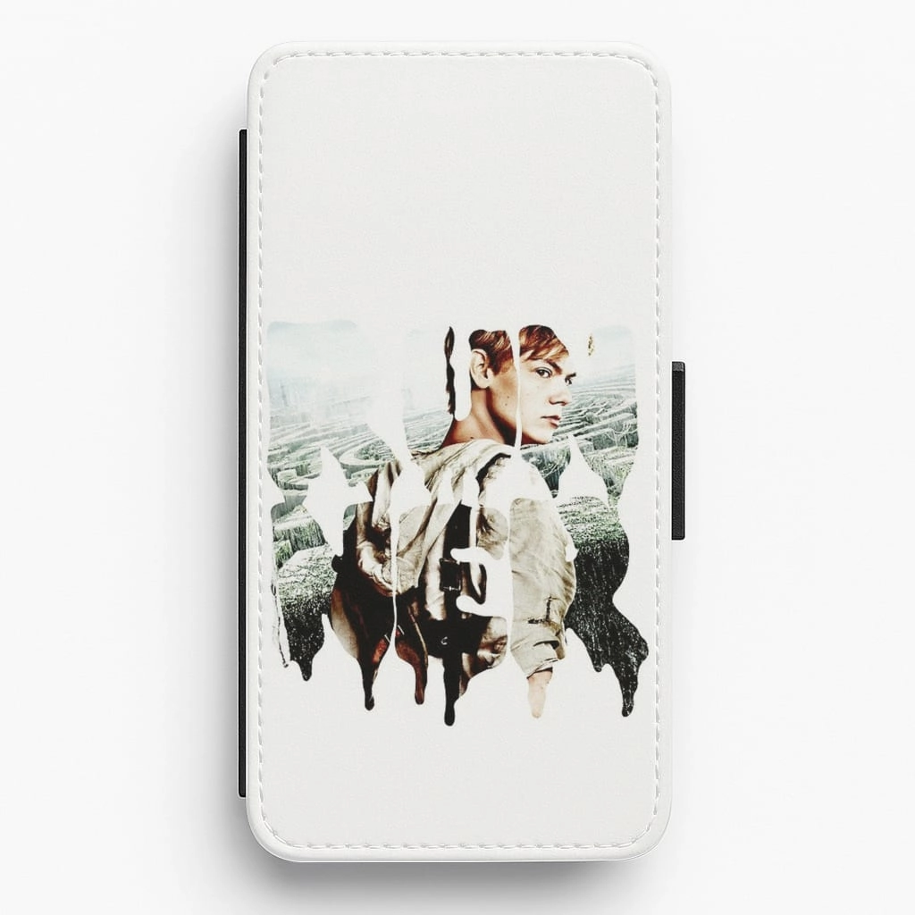 Portable Fit Runner - Newt - Maze Flip Wallet Phone Case