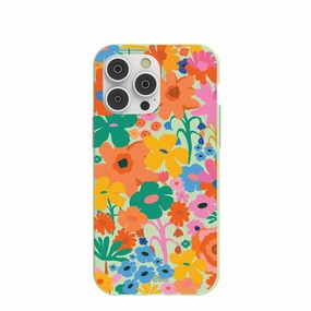 Sage Green Bright Spring iPhone 14 Pro Max Case Elegant Accent Matte Design Texture