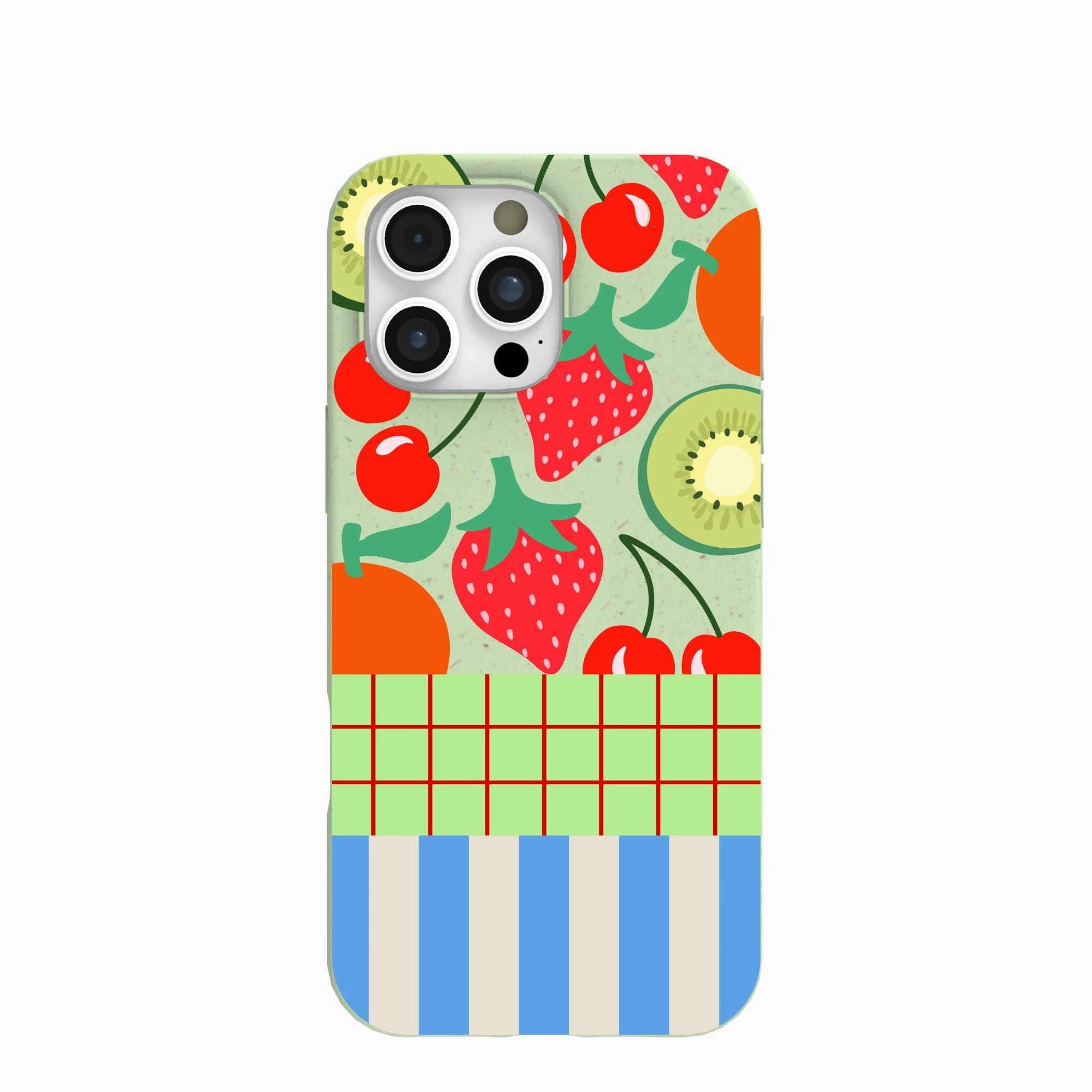 Elegant Look Sage Green Fresh Picnic iPhone 16 Pro Max Case