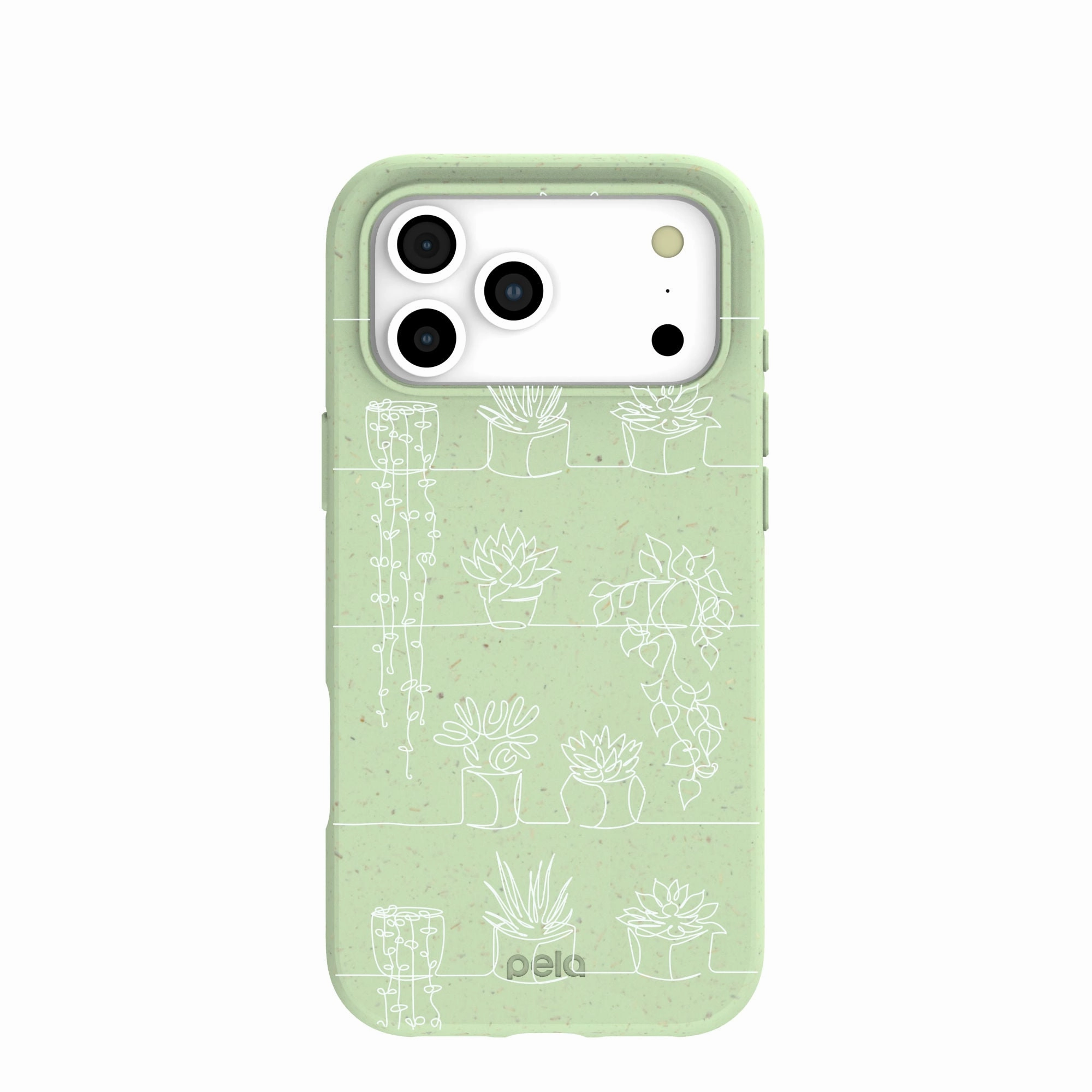 Edge Protection Flexible Material Sage Green Green Cascade iPhone 17 Pro Max Case