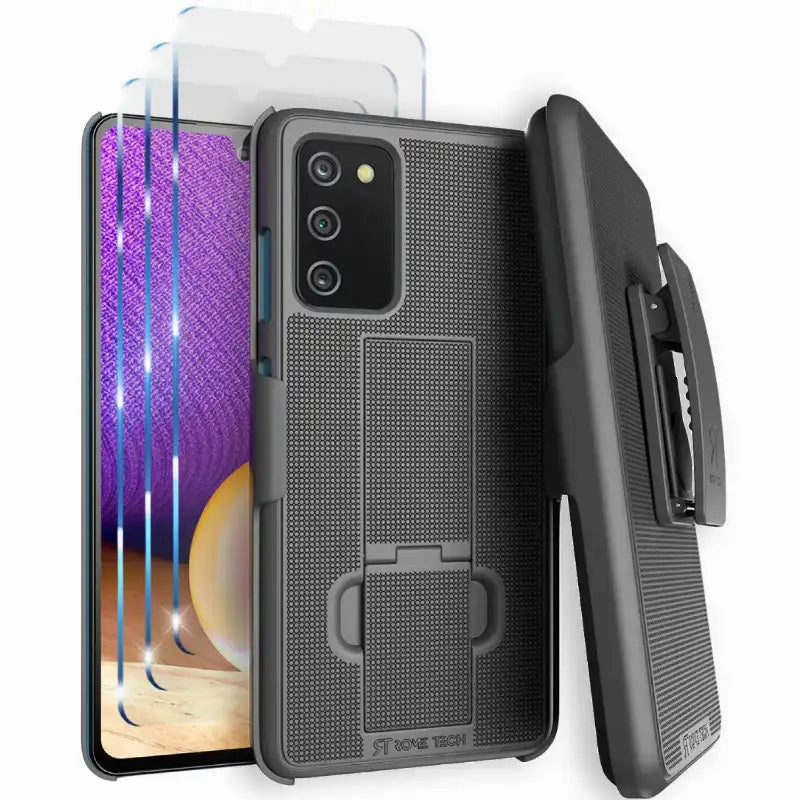 Samsung Galaxy A03s Belt Clip Holster Phone Case Rugged Surface Build Ergonomic Shape
