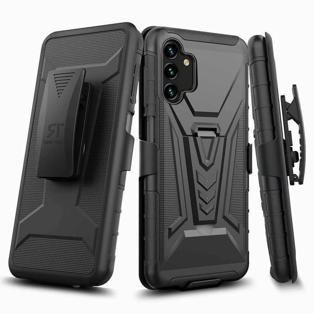 Slim Feel Samsung Galaxy A13 5G Dual-Layer Holster Case Kickstand