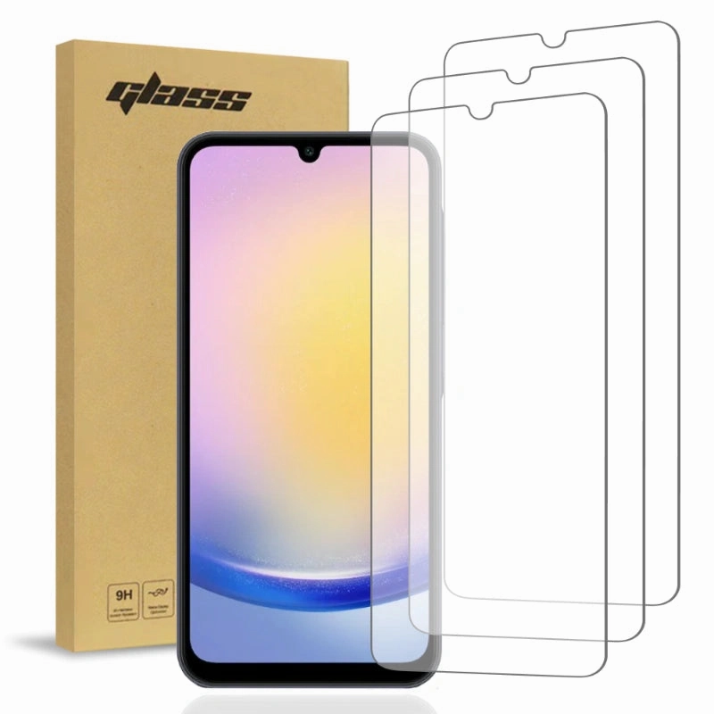 Samsung Galaxy A25 5G Tempered Glass Screen Protector 3 Per Pack Polished Texture