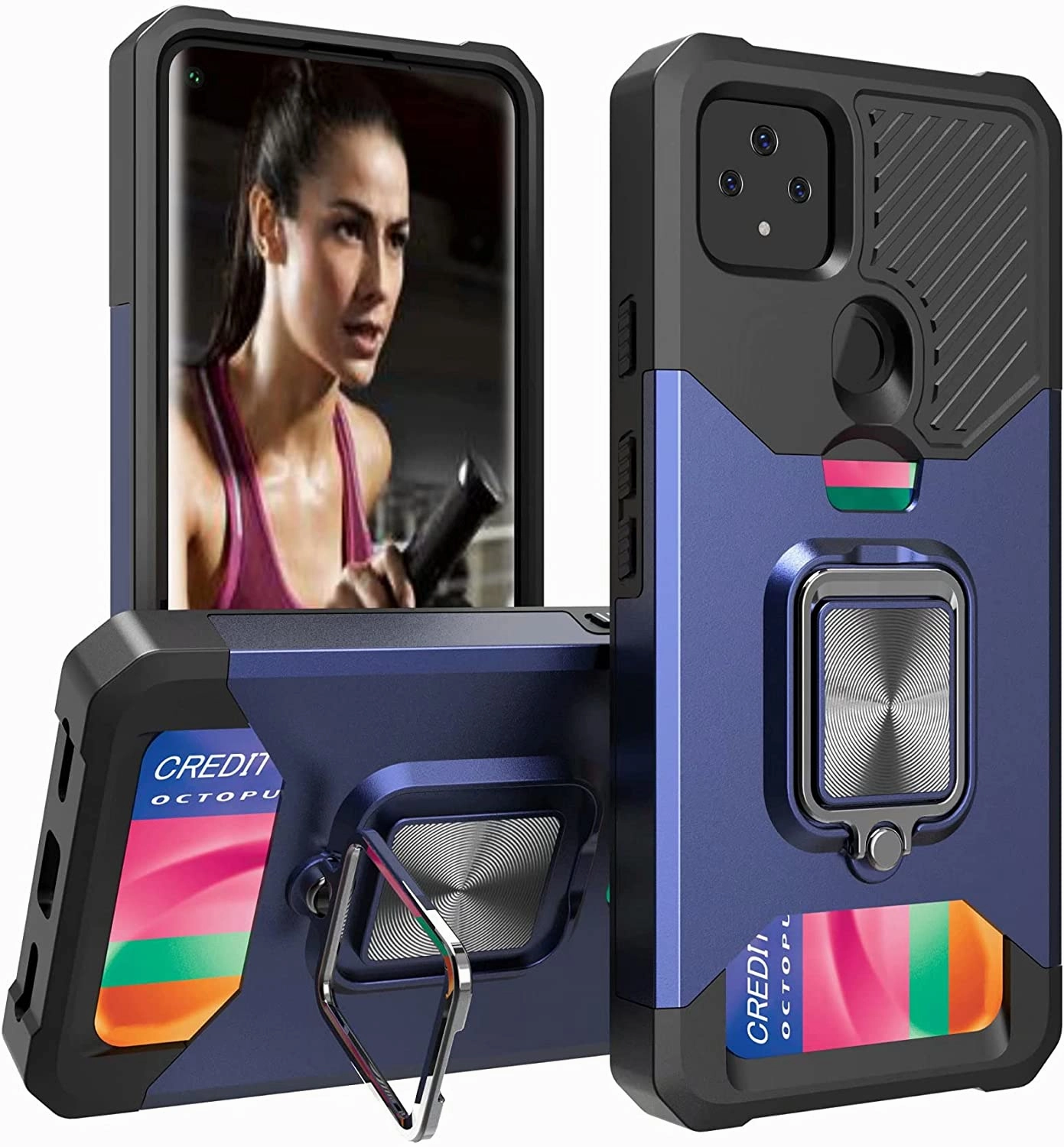Waterproof Design Samsung Galaxy A32 5G Armor Card Slot Case