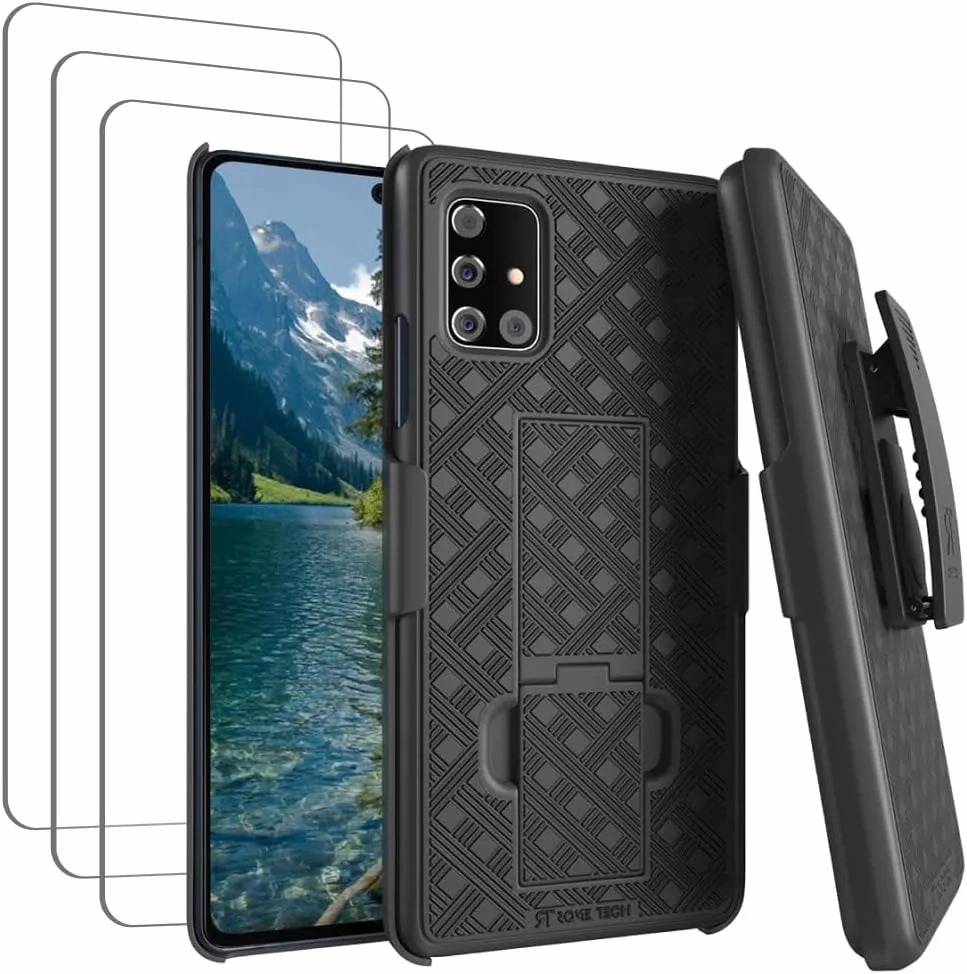 Samsung Galaxy A51 5G /  A51 5G UW Belt Clip Holster Phone Case Everyday Style