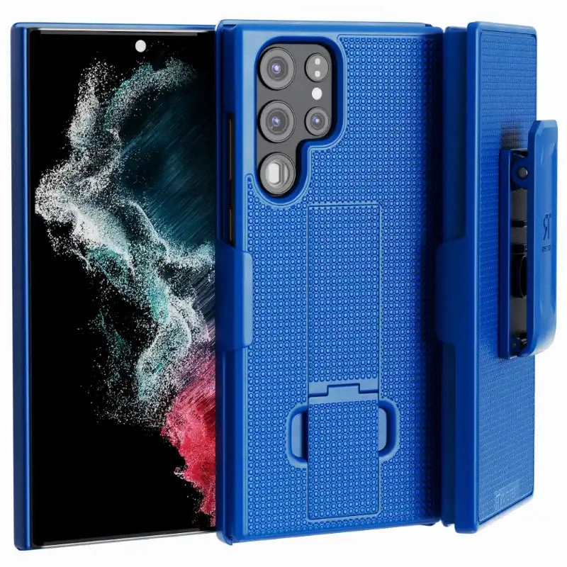 Comfort Texture Layer Samsung Galaxy S23 Ultra Belt Clip Holster Phone Case