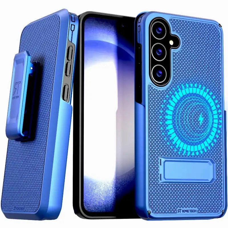 Samsung Galaxy S24 Plus Magsafe Holster Phone Case With Belt Clip Clear Edge