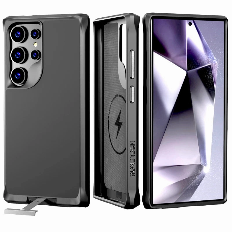 Classic Touch Rugged Edge Texture Samsung Galaxy S24 Ultra (2024) Taurus MagSafe Case