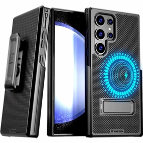 Protective Material Strong material Samsung Galaxy S24 Ultra Magsafe Holster Phone Case With Belt Clip