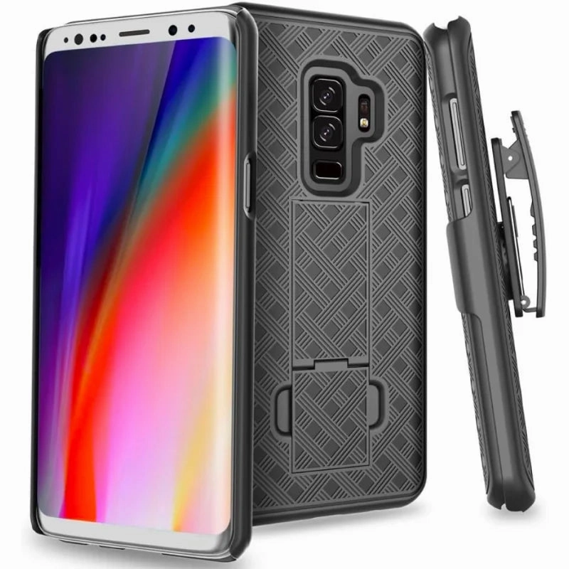 Elegant Surface Texture Creative Style Samsung Galaxy S9 Plus Belt Clip Holster Phone Case