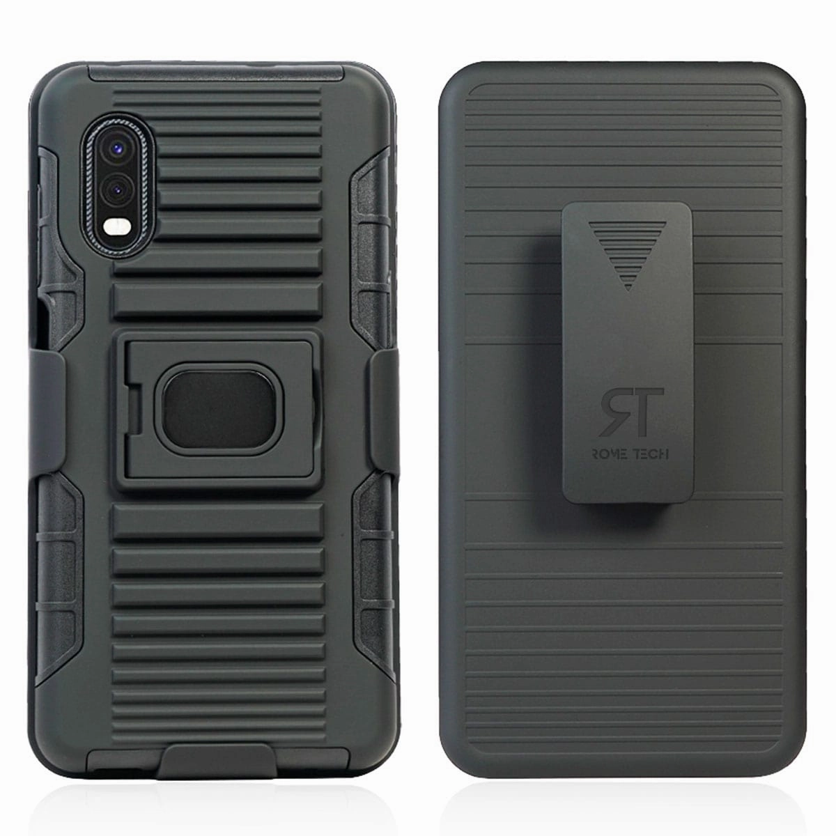 Scratch Resistant Samsung Galaxy Xcover Pro (SM-G715 Walmart Edition) Belt Clip Holster Phone Dual-Layer Case