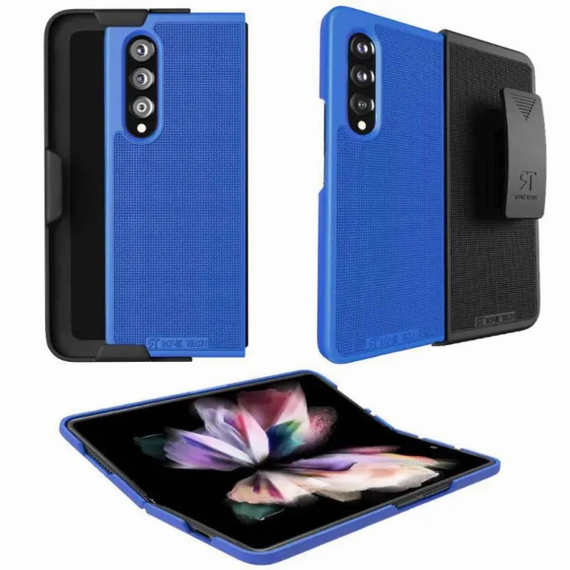 Samsung Galaxy Z Fold 3 Belt Clip Holster Phone Case Premium Pattern Design Heat dissipation
