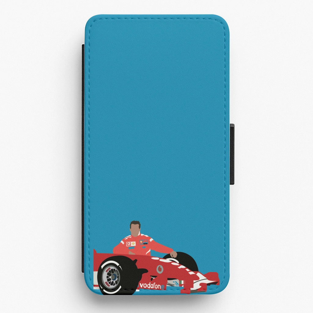 Schumaker - F1 Flip / Wallet Phone Case Simple Look Frosted surface