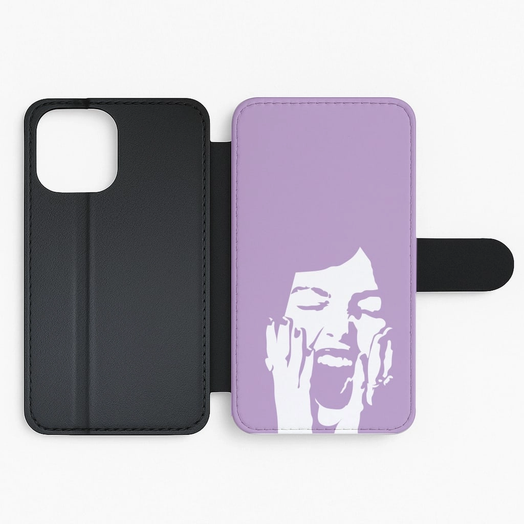 Premium Surface Durable Coating Scream - Olivia Flip / Wallet Phone Case