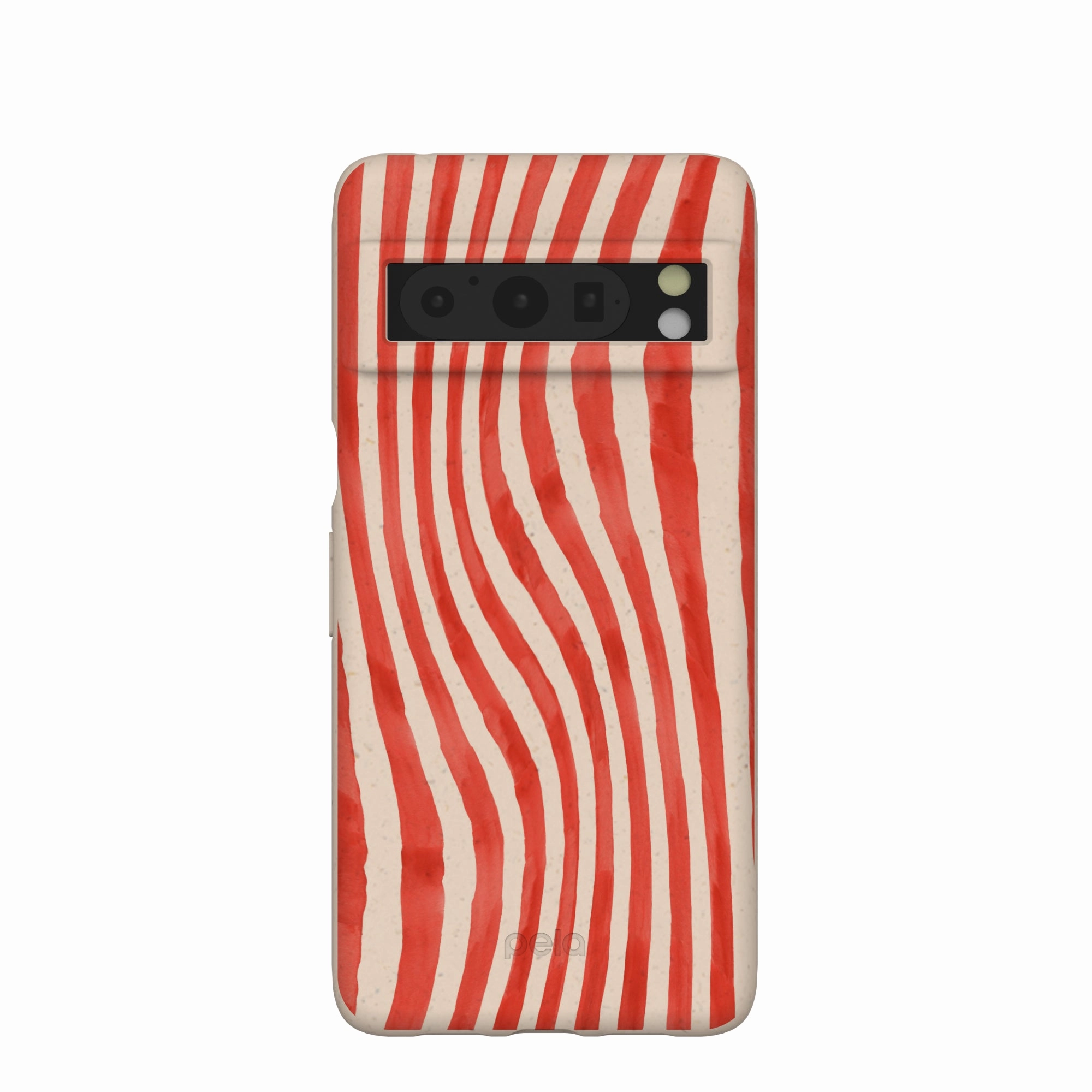 Fashionable Texture Minimal Surface Layer Seashell Big Top Stripes Google Pixel 8 Pro Case