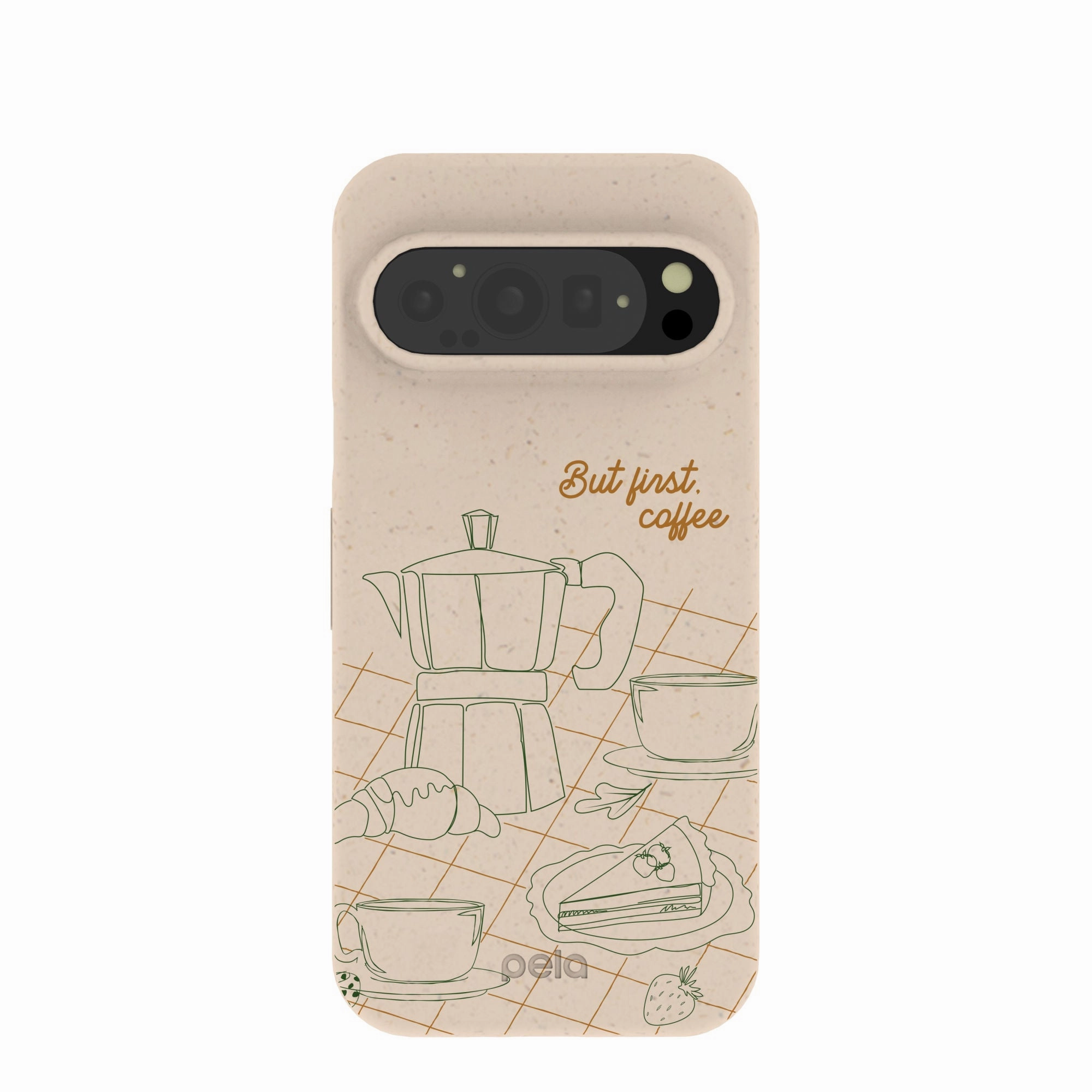 Enhanced Durability Edge Shield Seashell But First Google Pixel 9/9 Pro Case