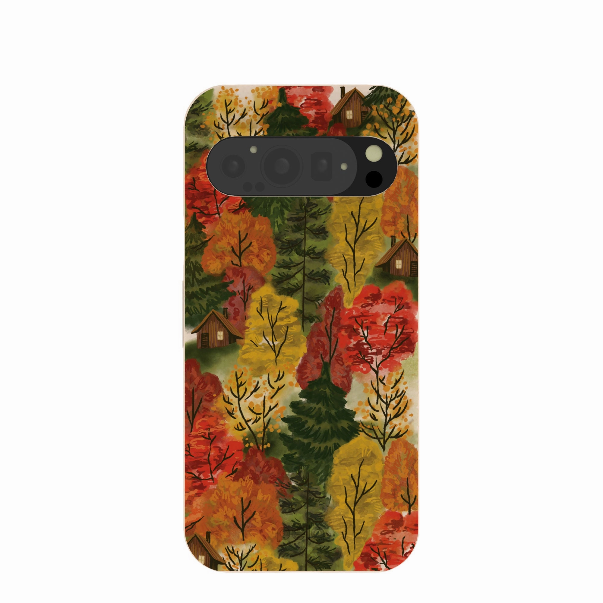 Smooth Craftsmanship Soft touch layer Seashell Cabins in the Woods Google Pixel 9/9 Pro Case